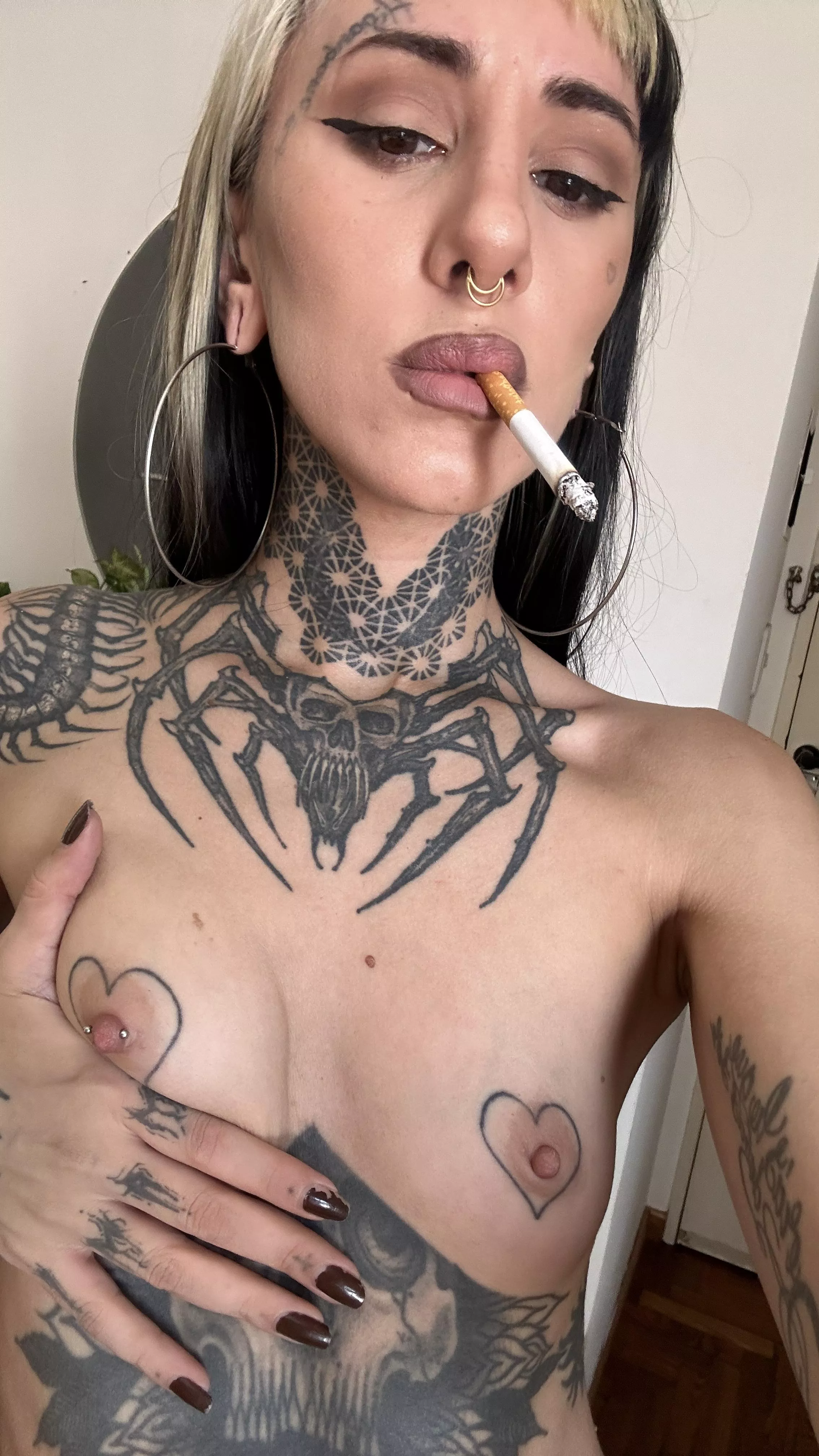 My tatted boobs, as wild and free as my spirit