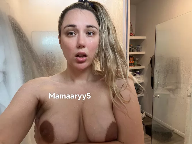 Steamy hot shower play with these hangers