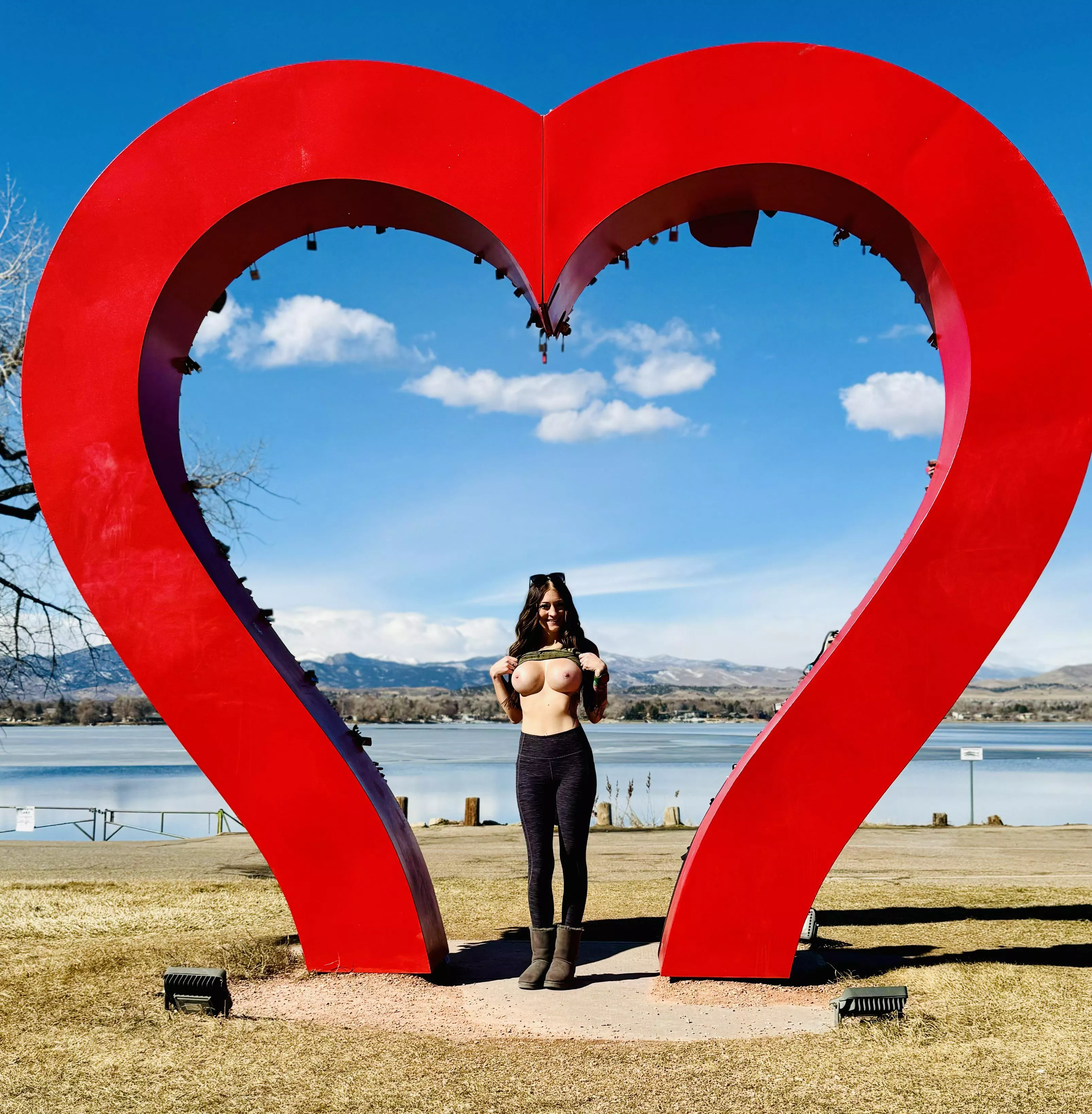 Such a beautiful view of the mountains 