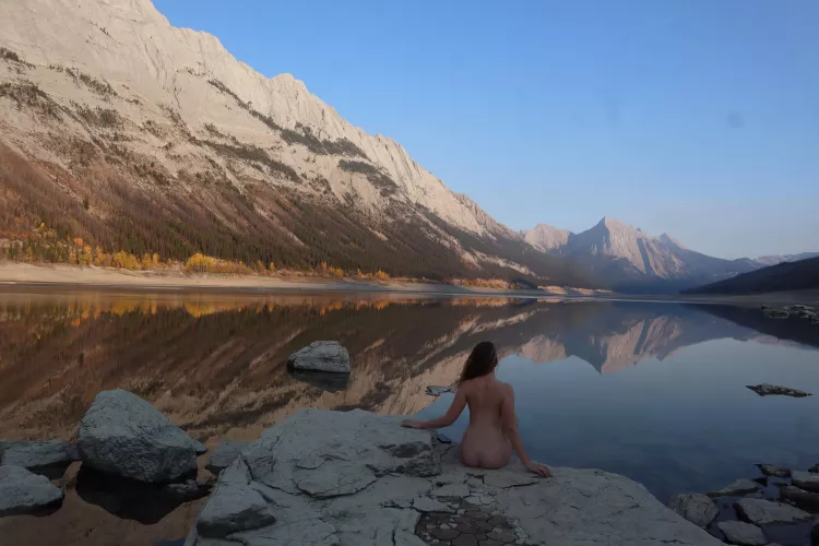 The lake reflections are going to be coming back soon! 