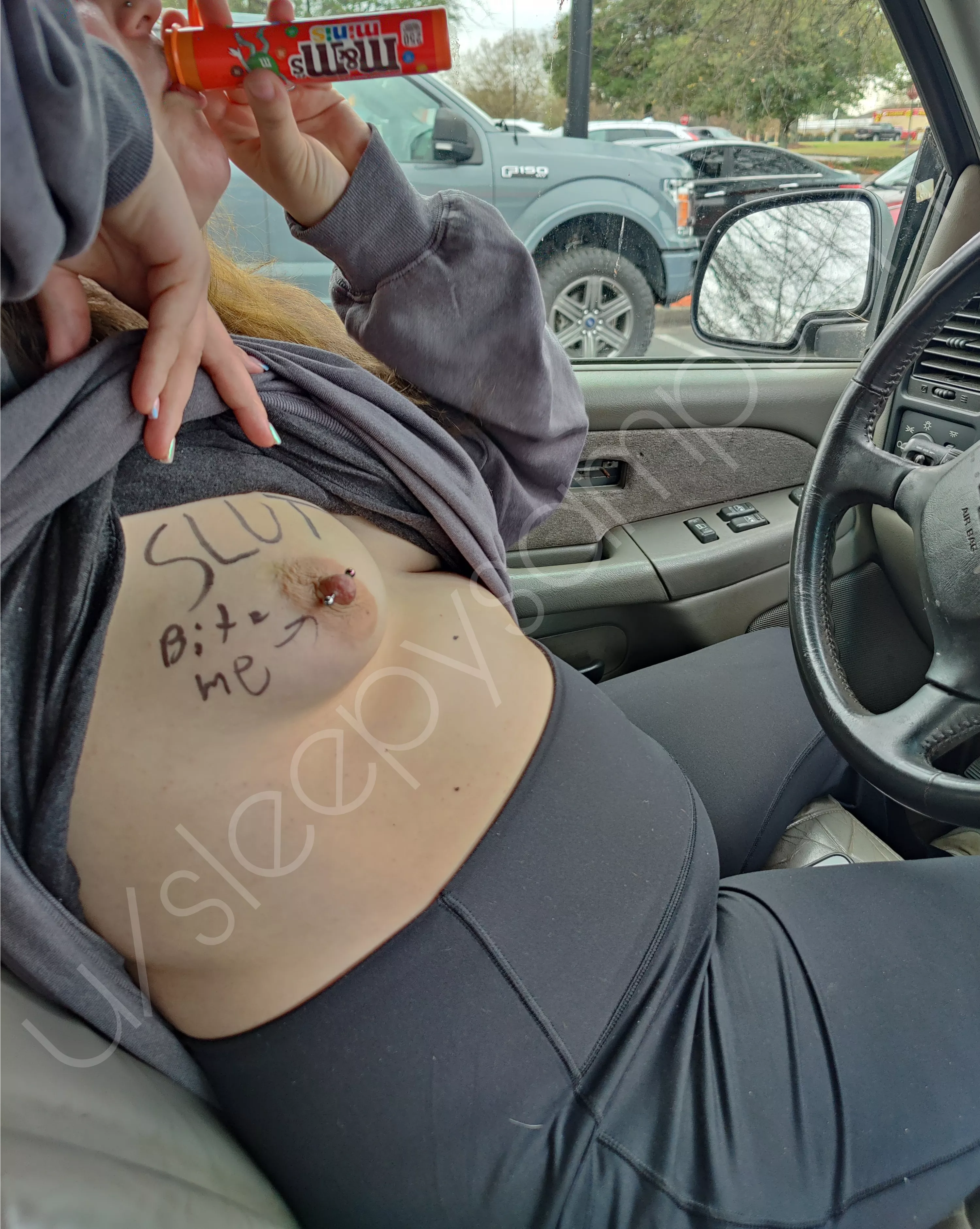 Trying to enjoy my snack 