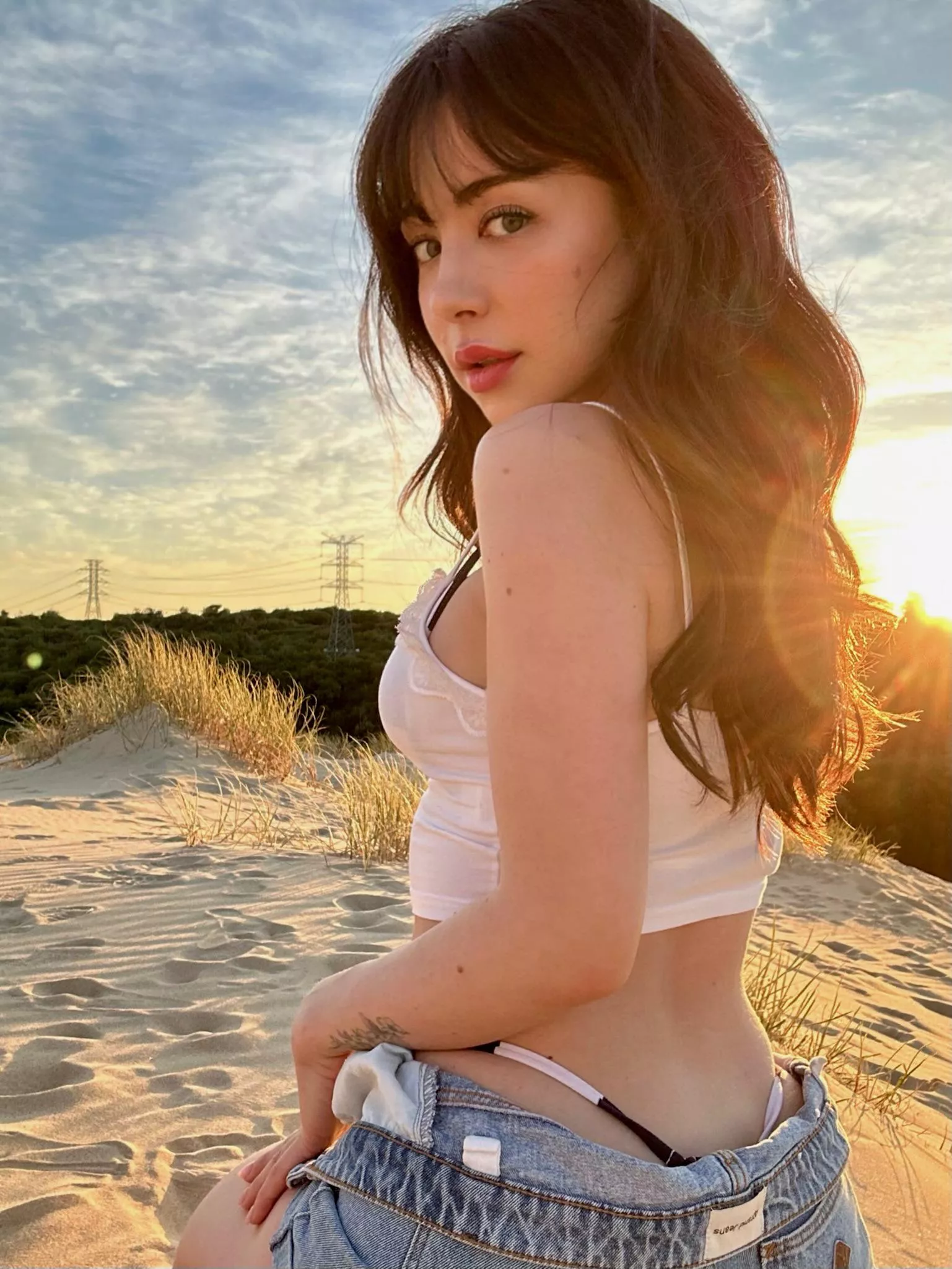 What would you think if I wore this to our first date 🖤