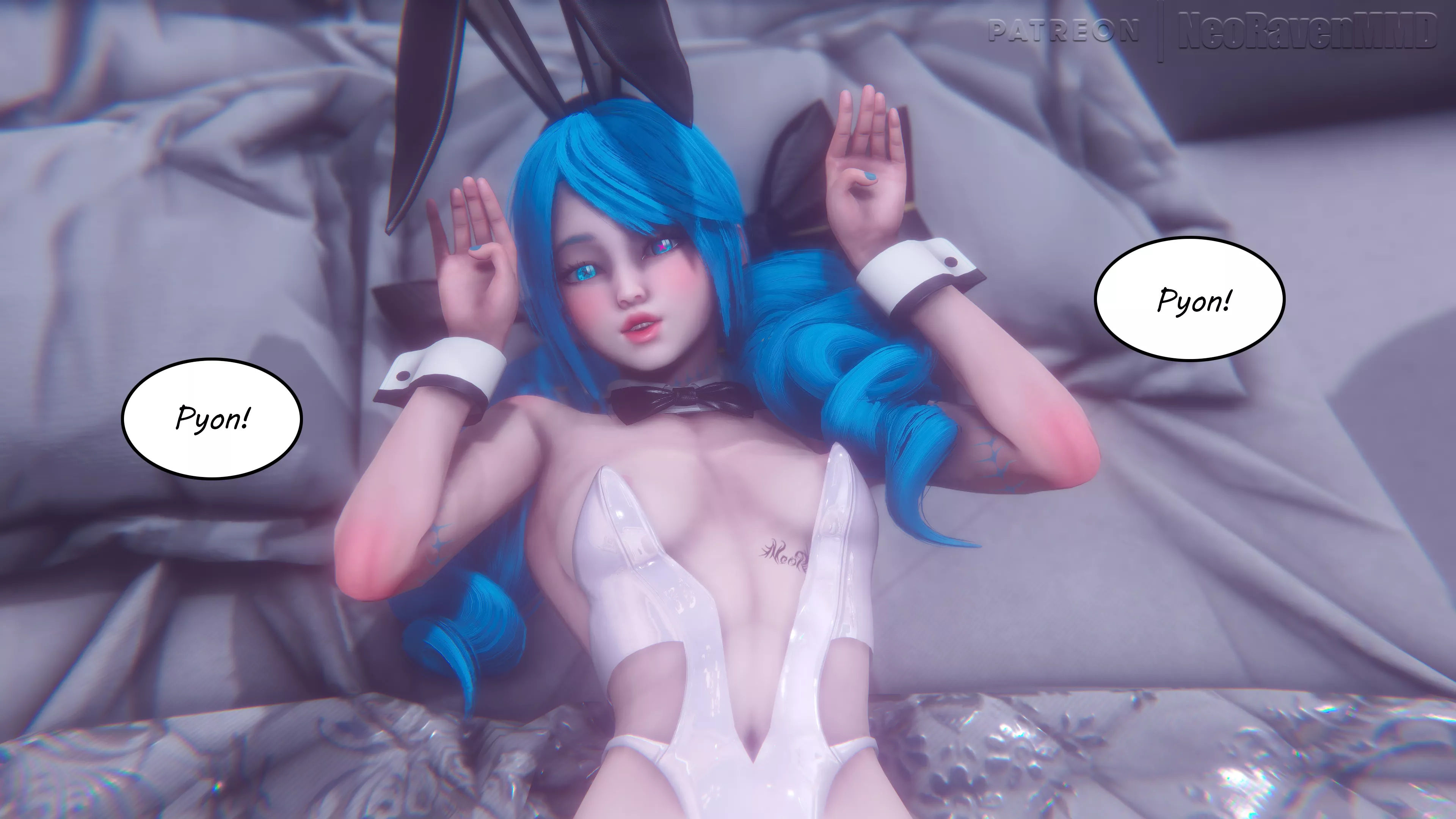 Easter Bunny Gwen! (NeoRavenMMD)