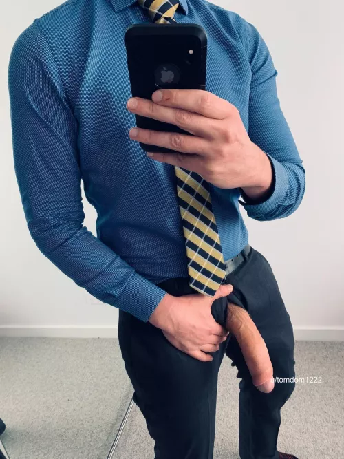 How's my..... tie?