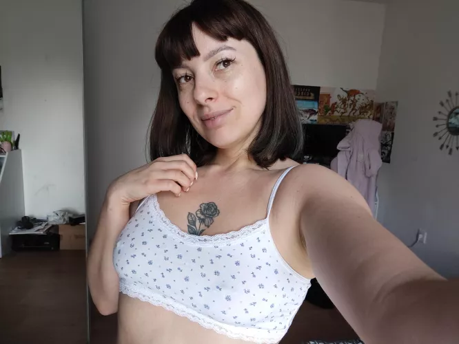 I love cute bralettes 🤍 [f]