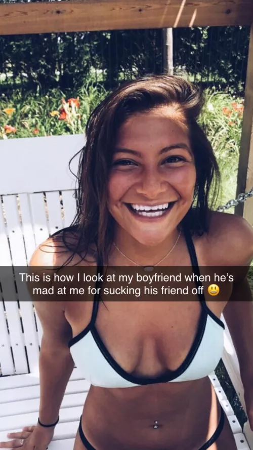 I think it’s funny to give him details about it