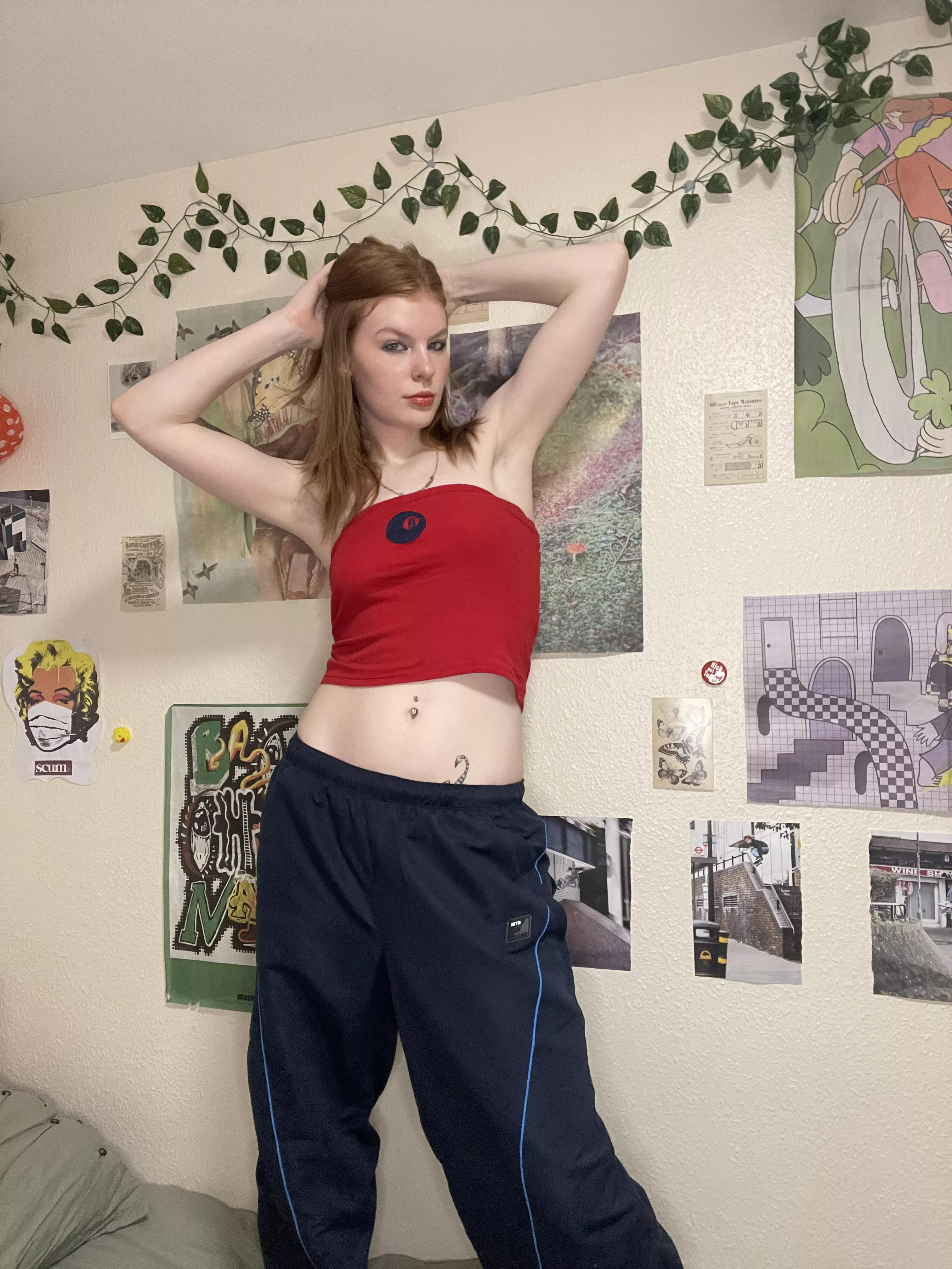 is red my colour or does it clash with my hair? 😅