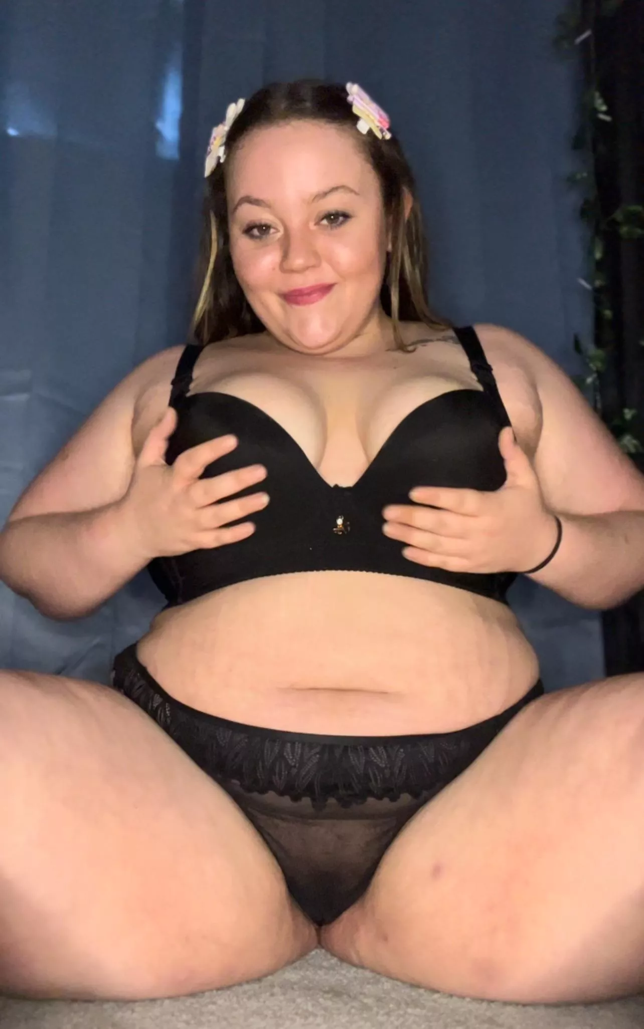 The bigger my belly gets the more my belly button disappears when I sit