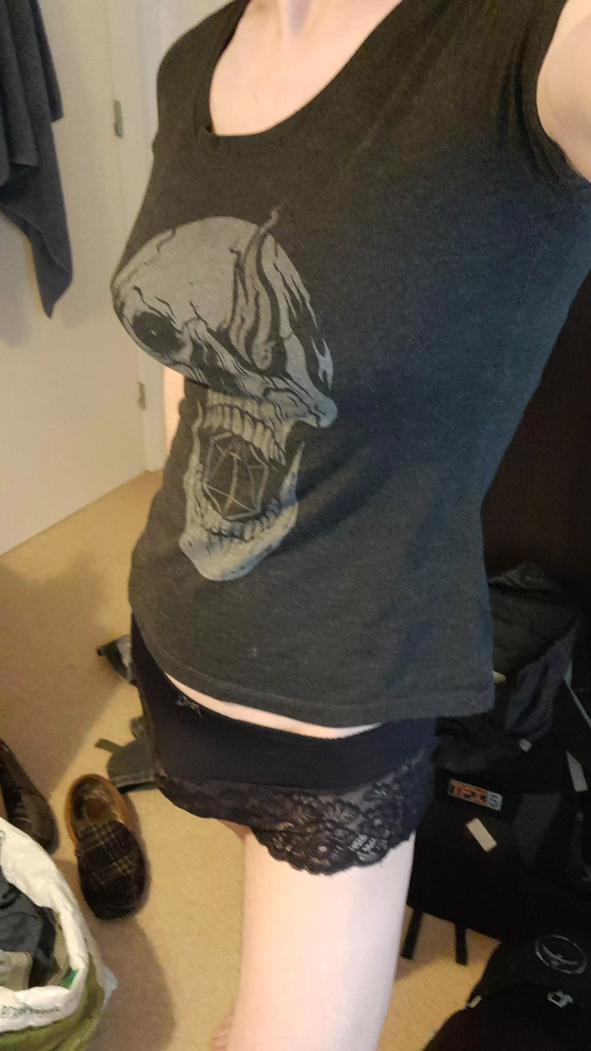 Would you let me walk around your house like this?