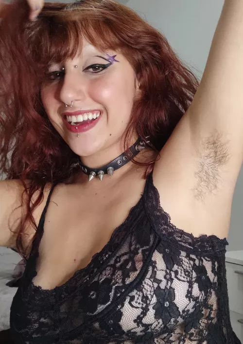 happily hairy and comfortable