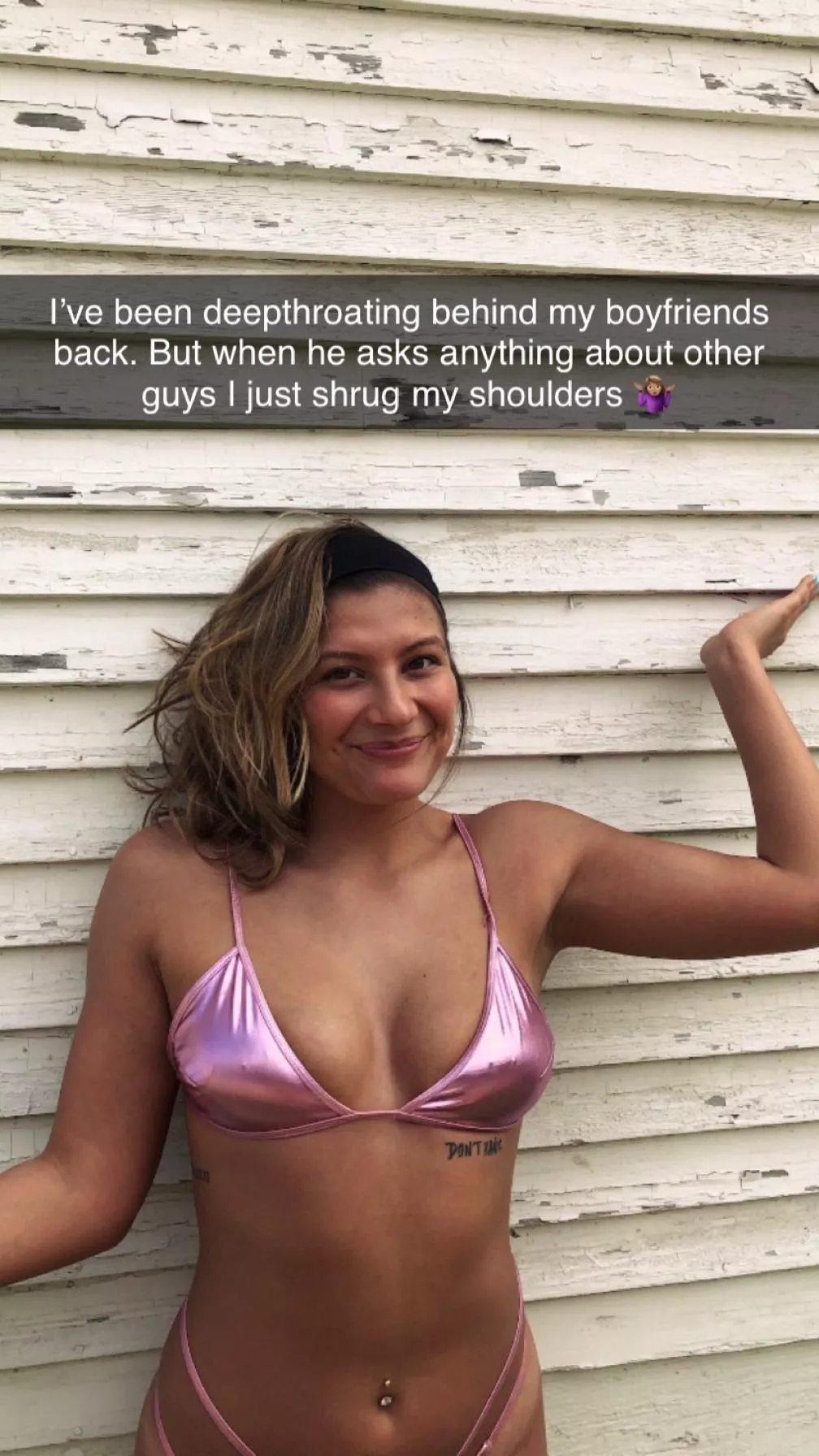 He doesn’t need to know what I do in my free time!