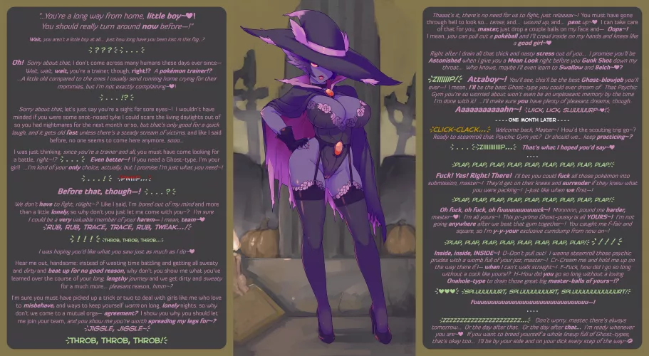 [MxF] Adding some Ghost power to your team [Pokémon][Taken Off The Market...?][Sweet Surrender][Distracted from your journey][Make love, not war][New waifu acquired!][Ghost blowjobs, WOO WOOOO!][MtG caption][Artist: LiveForTheFunk]