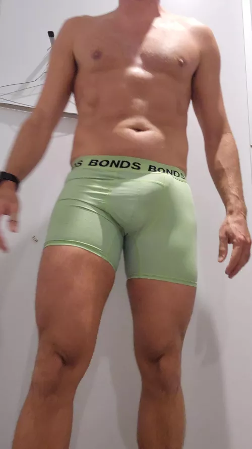 Post run. Green is my favourite colour. 