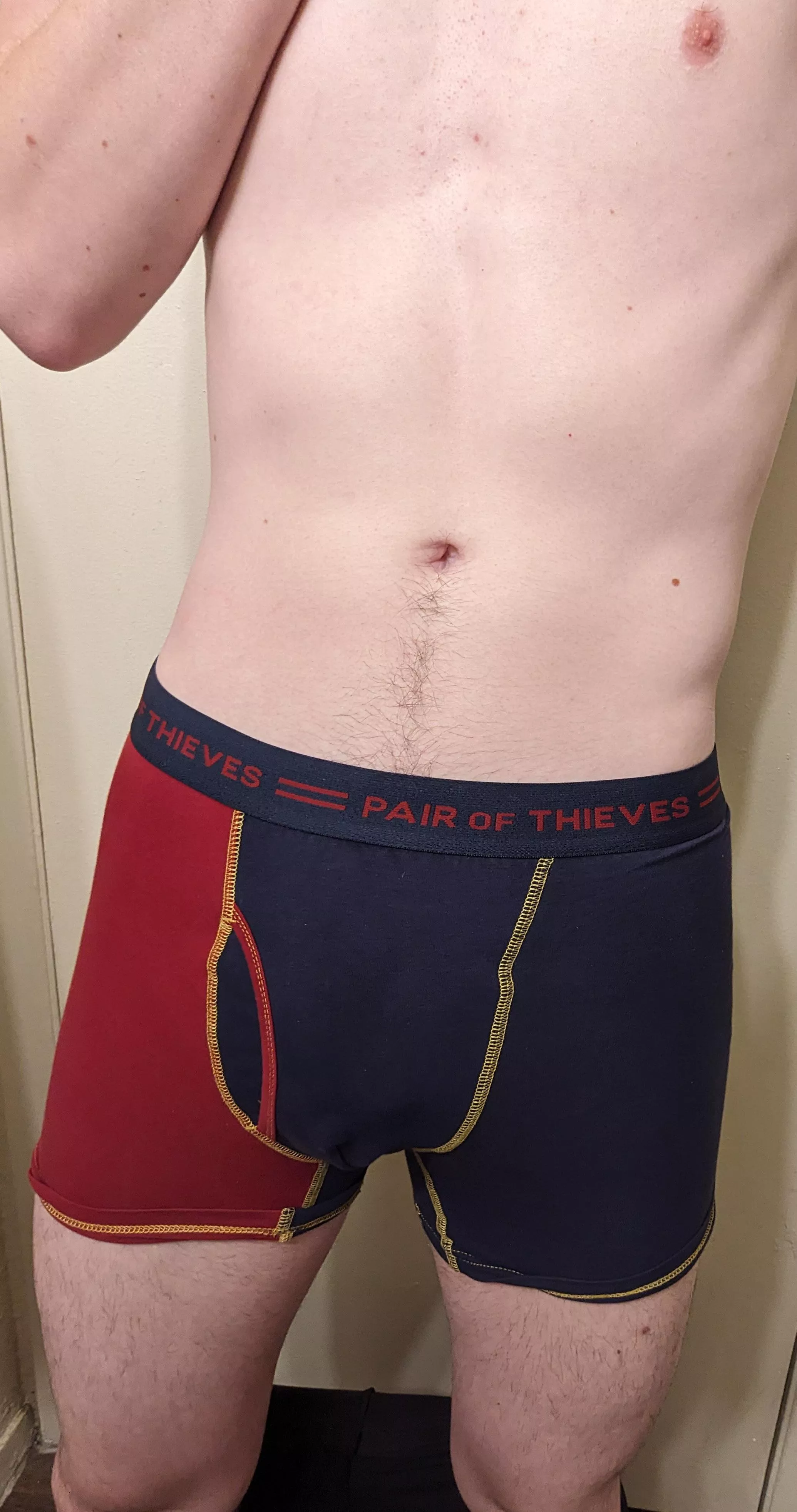 Red and blue pair of thieves 