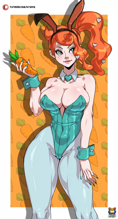 Sonia's in her Easter uniform, come give her a carrot! (Kyoffie)