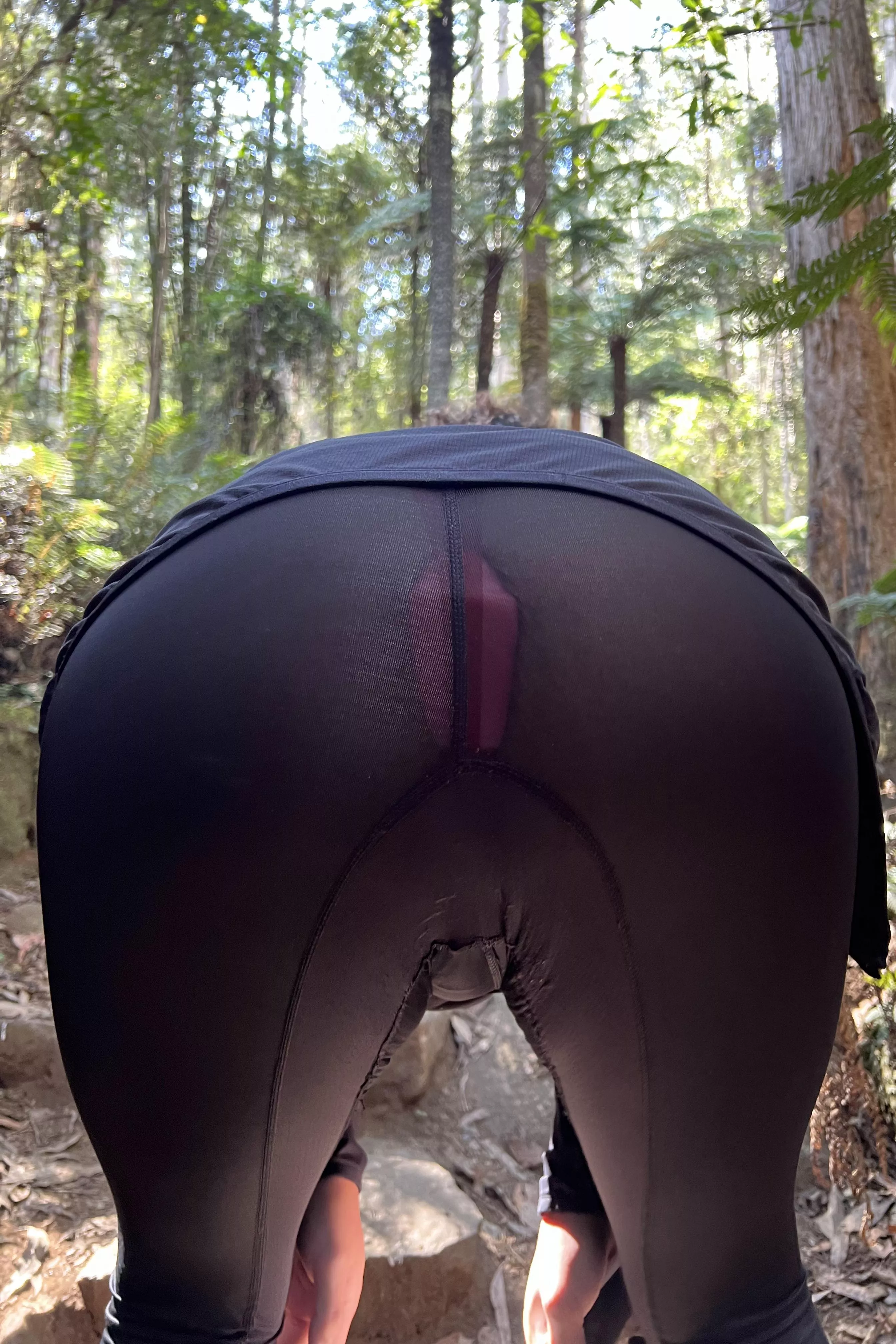 Visibly plugged on my hike during a busy day