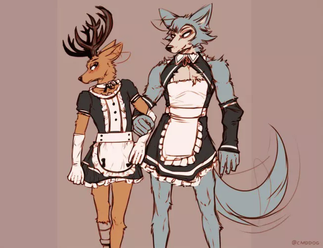 Beastars maids (art by lawyerdog)