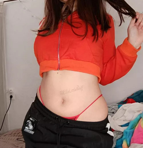 I love when you finish in my belly