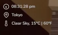 I need help with a weather widget, does anyone know how I can get something like this on my stream? any help will be greatly appreciated!