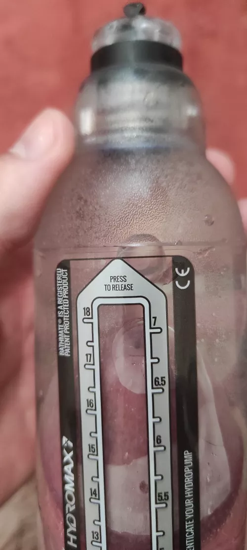 I'm usually 17 cm, it shows almost 18 here