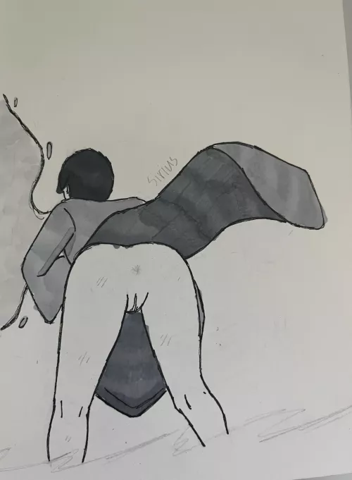 Kurotsuchi from boruto (drawn by me)