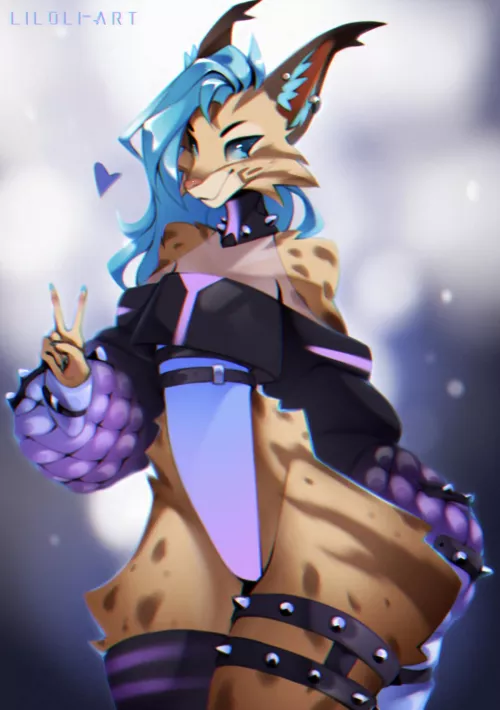 💙lynxie💜(art by me)