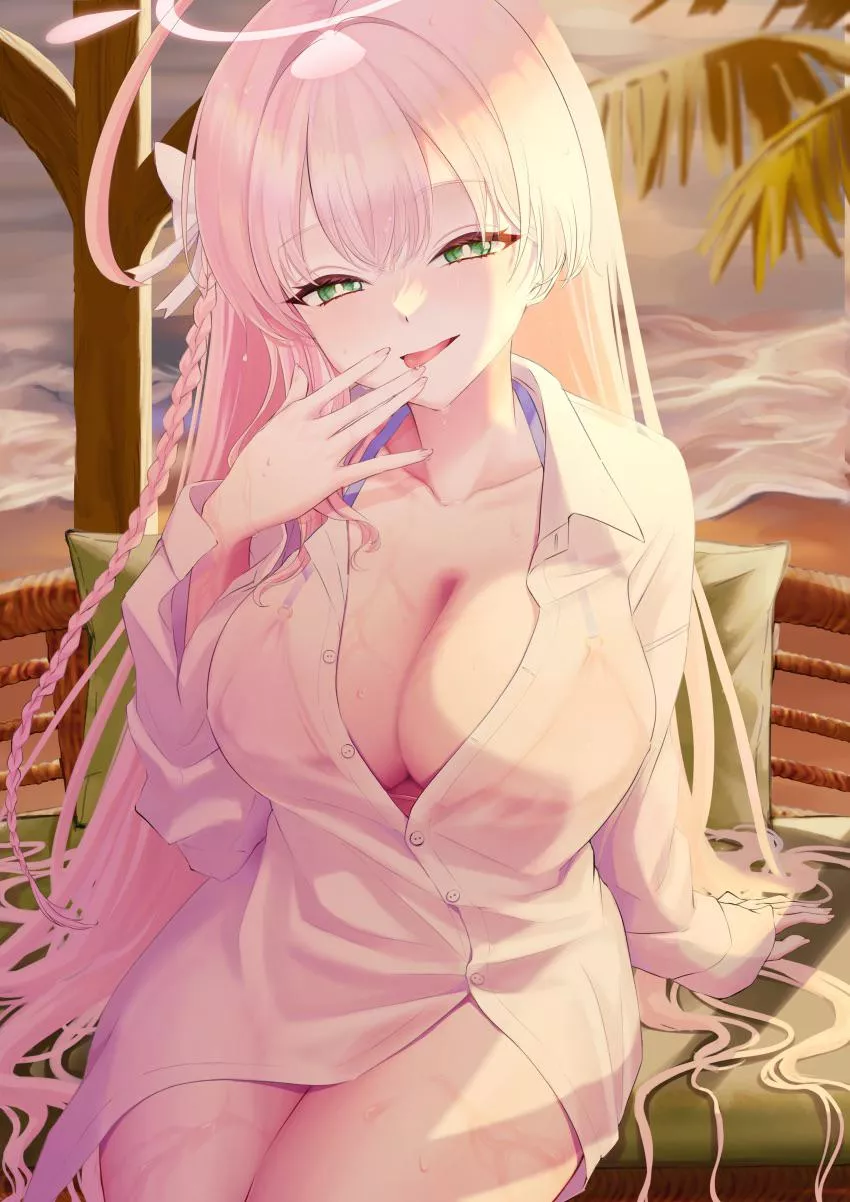 Sexy and cute angel waifu