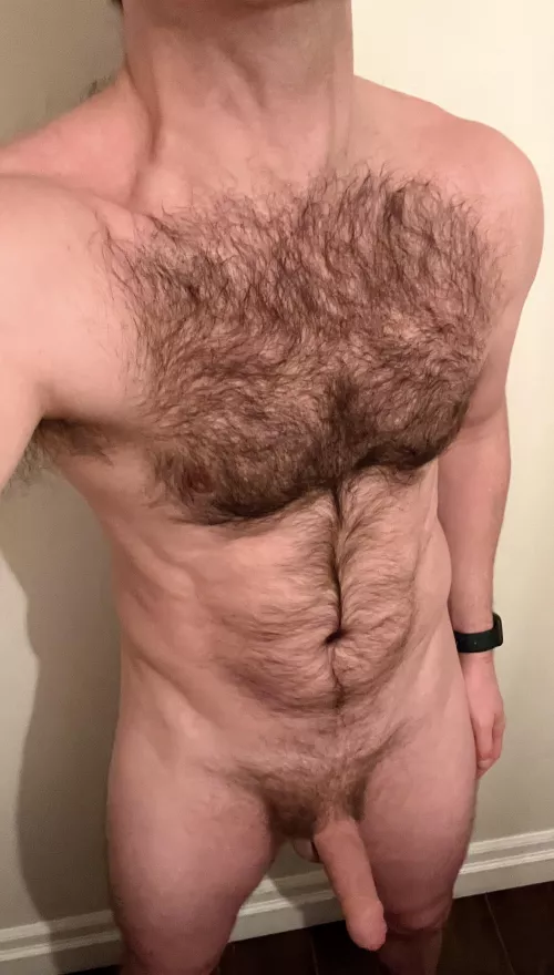 (35) Hairy Chicago dad on display. If I asked nicely, would you run your hands through my chest hair?