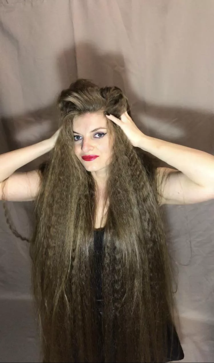 My waves hair after braids