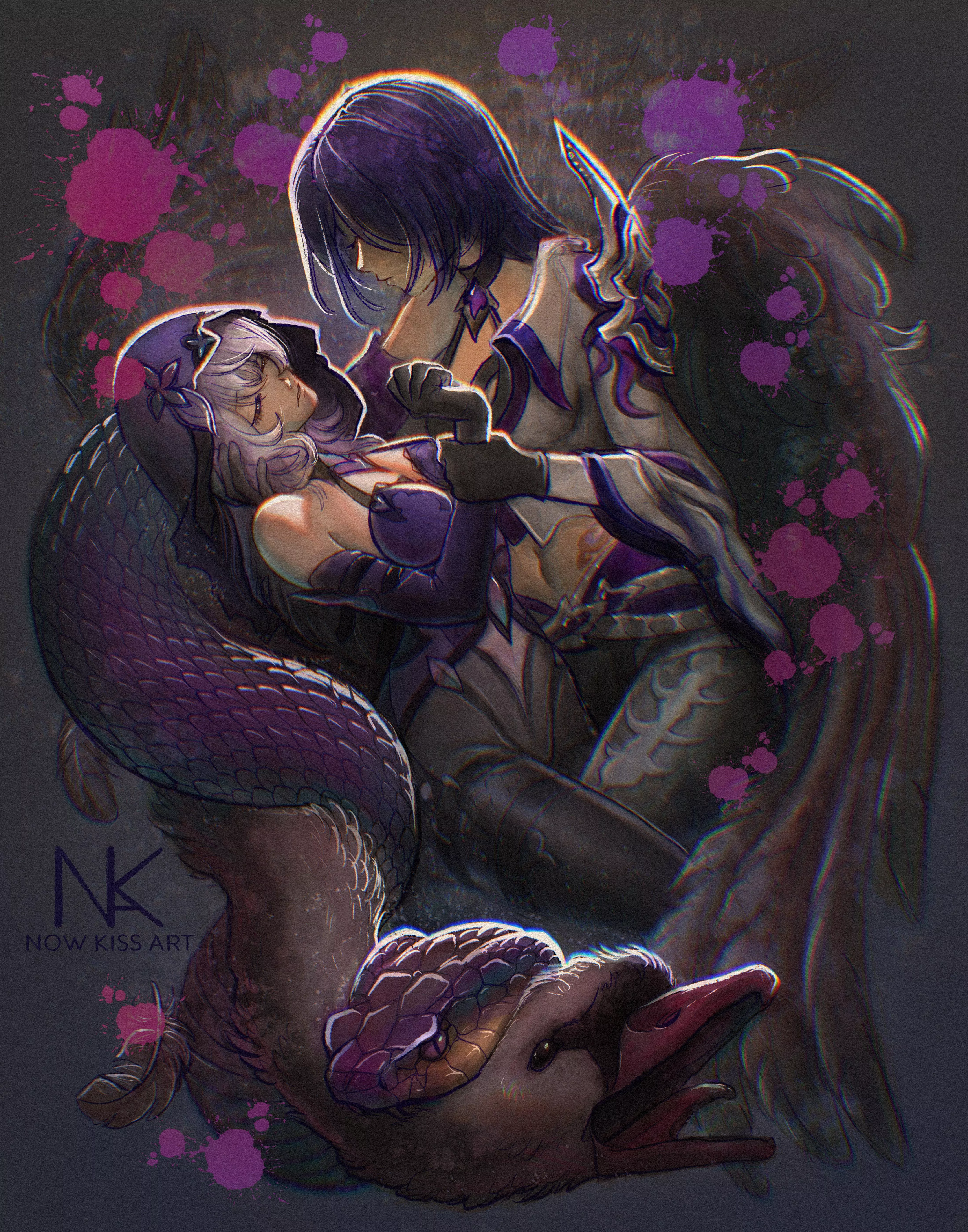 Acheron x Black Swan [Honkai Star Rail]