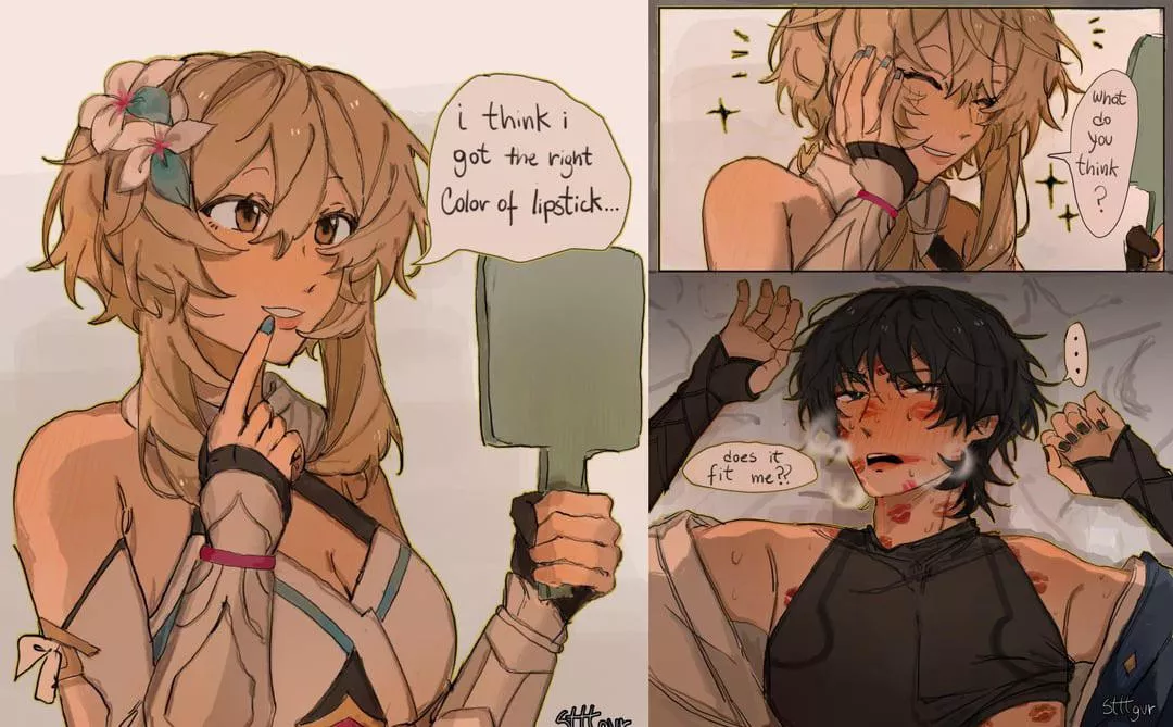 Ahh this is so cute !! The kind of intimacy I want with my sub 🫠🥺 (Credits to OC)