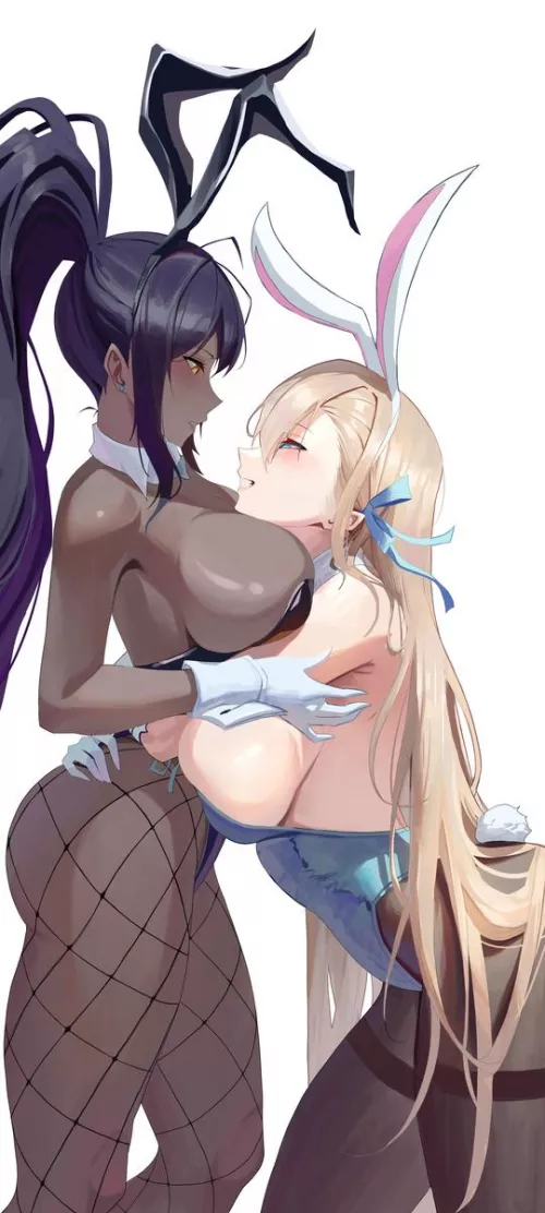 Bunny Girls Asuna And Karin [Blue Archive]