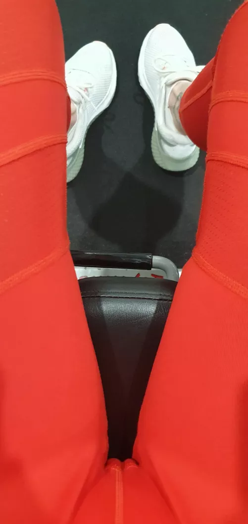 Finding my own camel toe very distracting at the gym