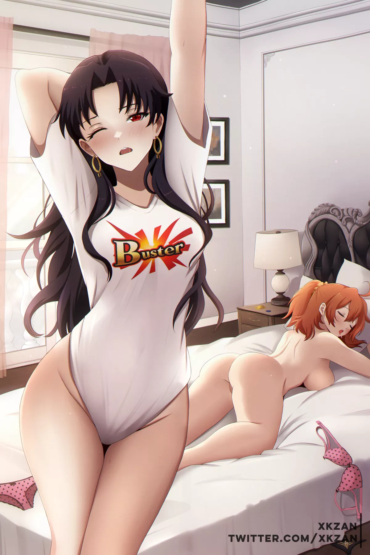 Ishtar and Gudako after sex [Fate/Grand Order]