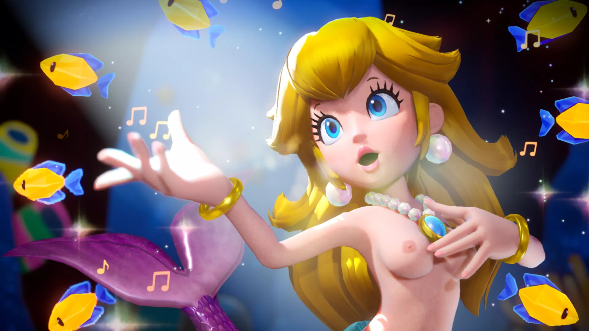 Mermaid Peach (Princess Peach Showtime)