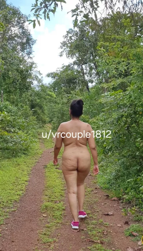 Naked hike..