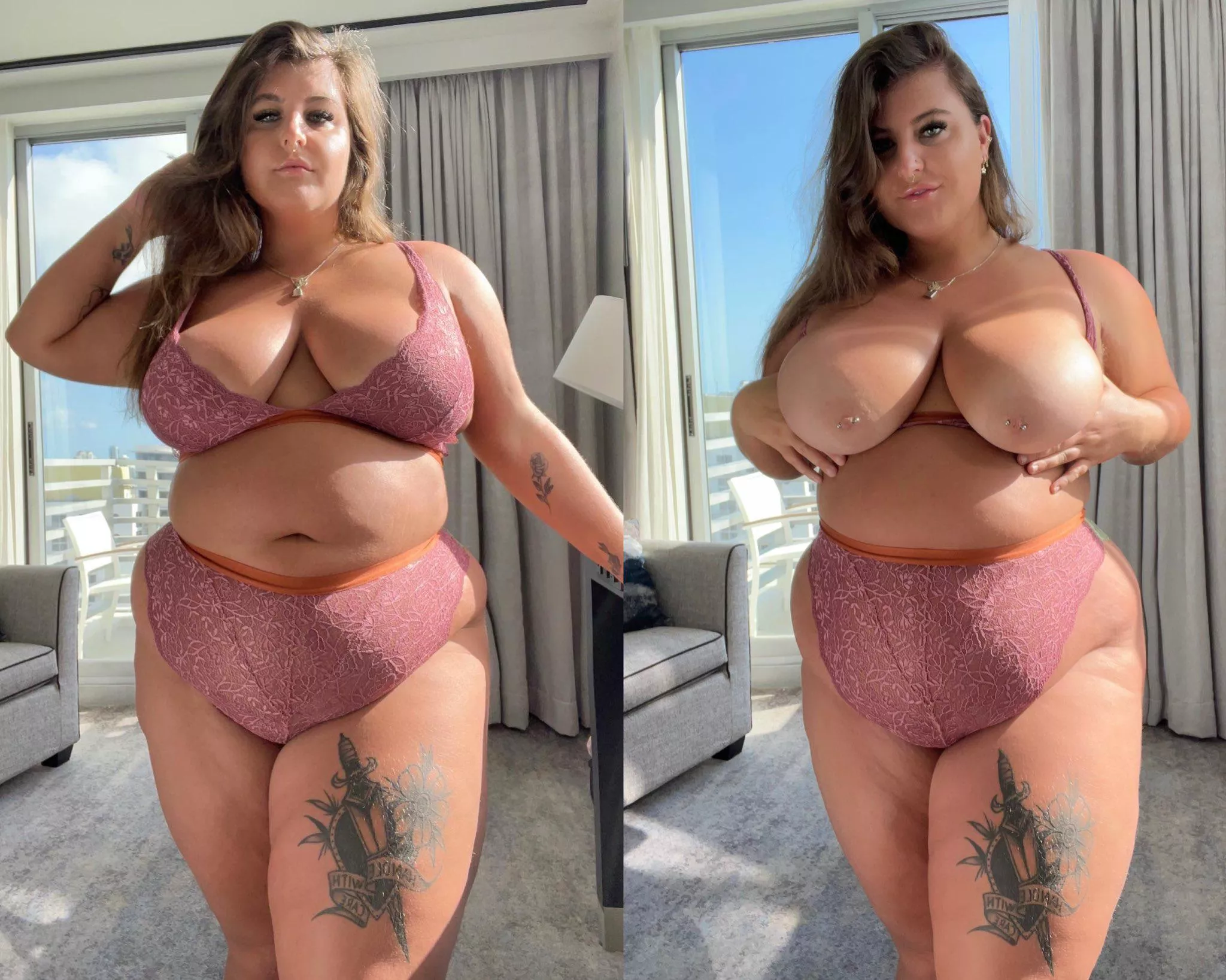 Ooh look my tits fell out