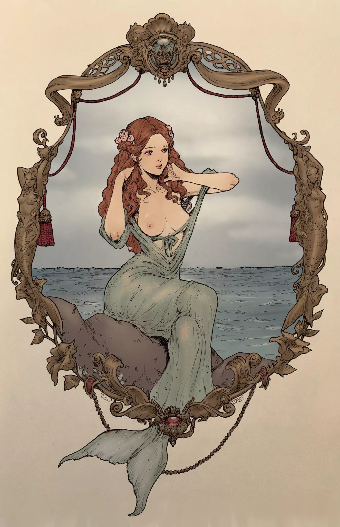 Siren by the sea (Jasmin Darnell)