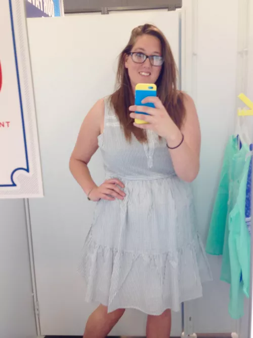 Would you fuck me right in this dressing room?