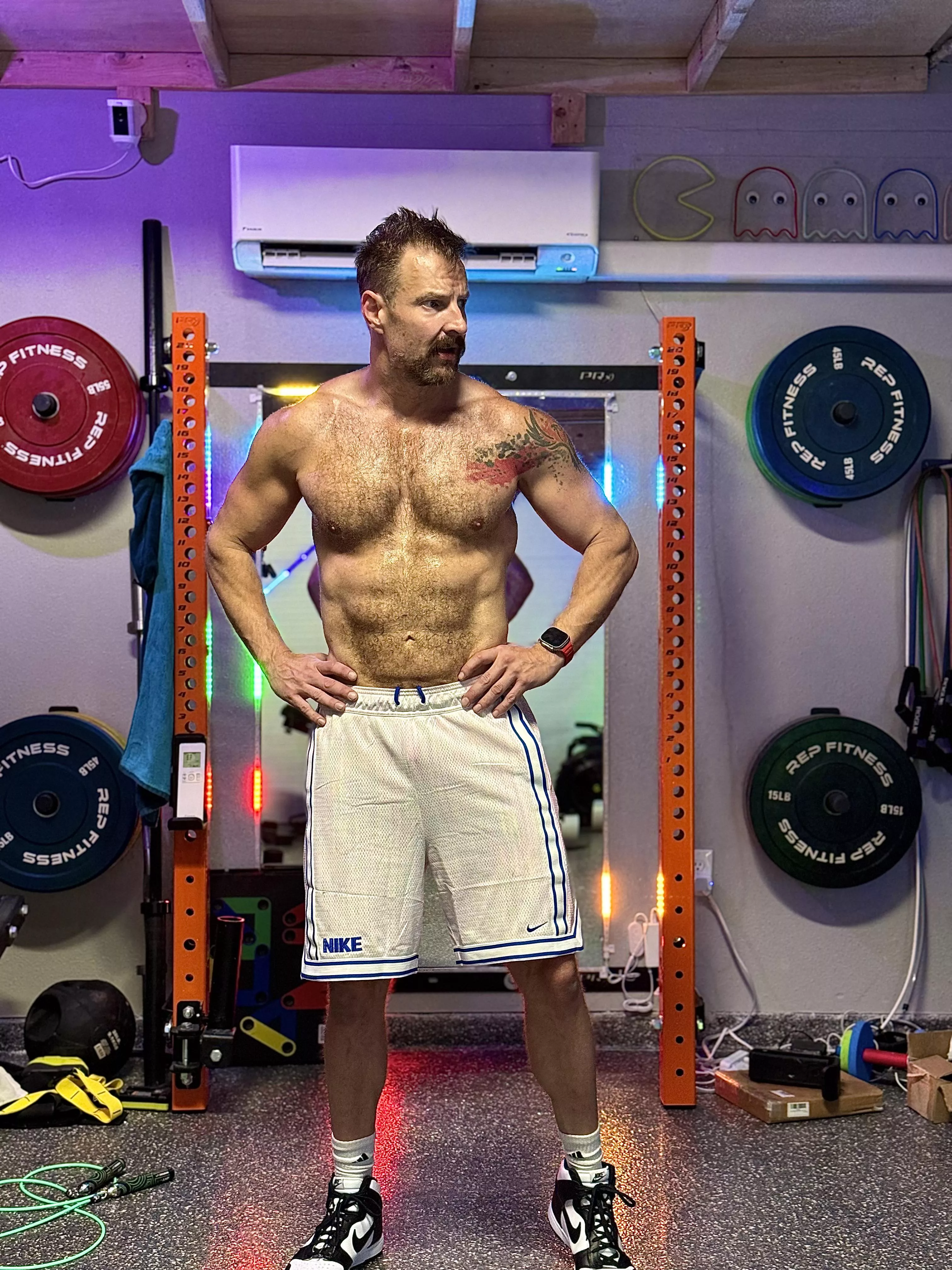 Got some basketball style shorts from a fan. How’s my Daddy vibe?