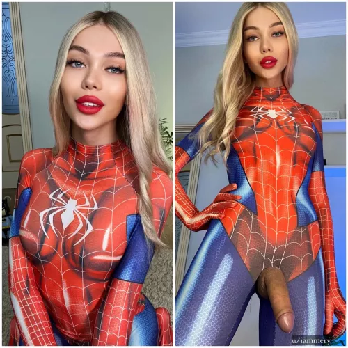 I can shoot spider webs 💦💦💦