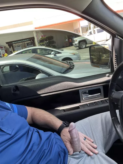 I should have rolled the window all the way down.  