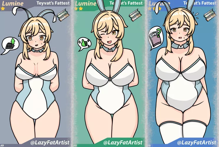 [OC] Teyvat's Fattest 09 - Lumine