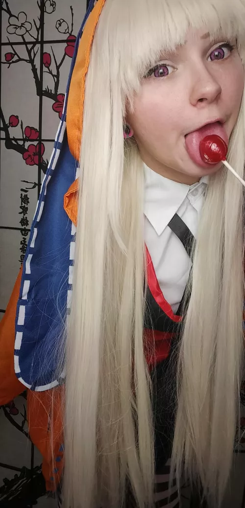 Replace the lollipop with your cock