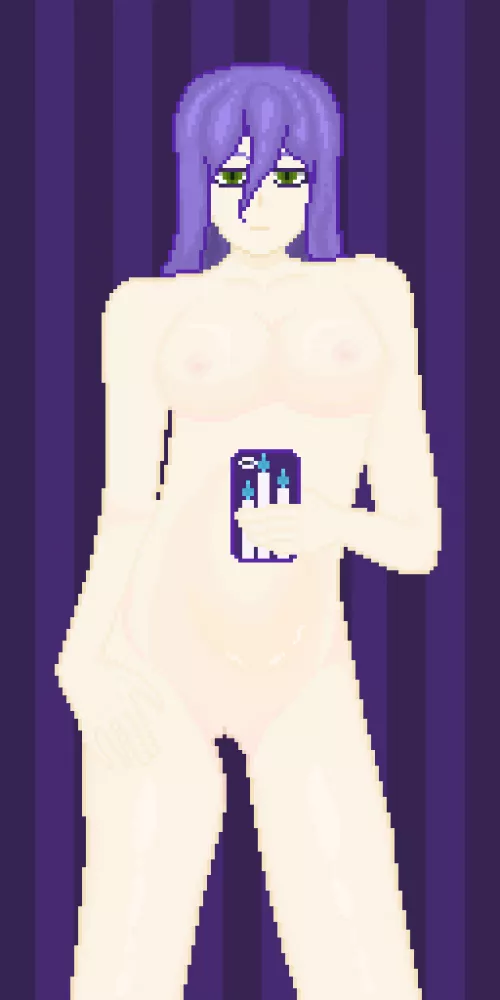 Selfie at the mirror - [I'm new to pixel art (and art as a whole) so I'd appreciate some feedback and critique, Thank You]