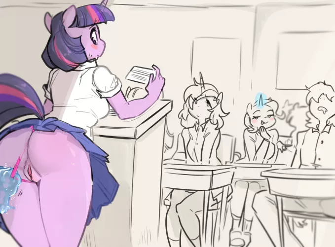 Twilight Sparkle has a naughty student (GlacierClear)