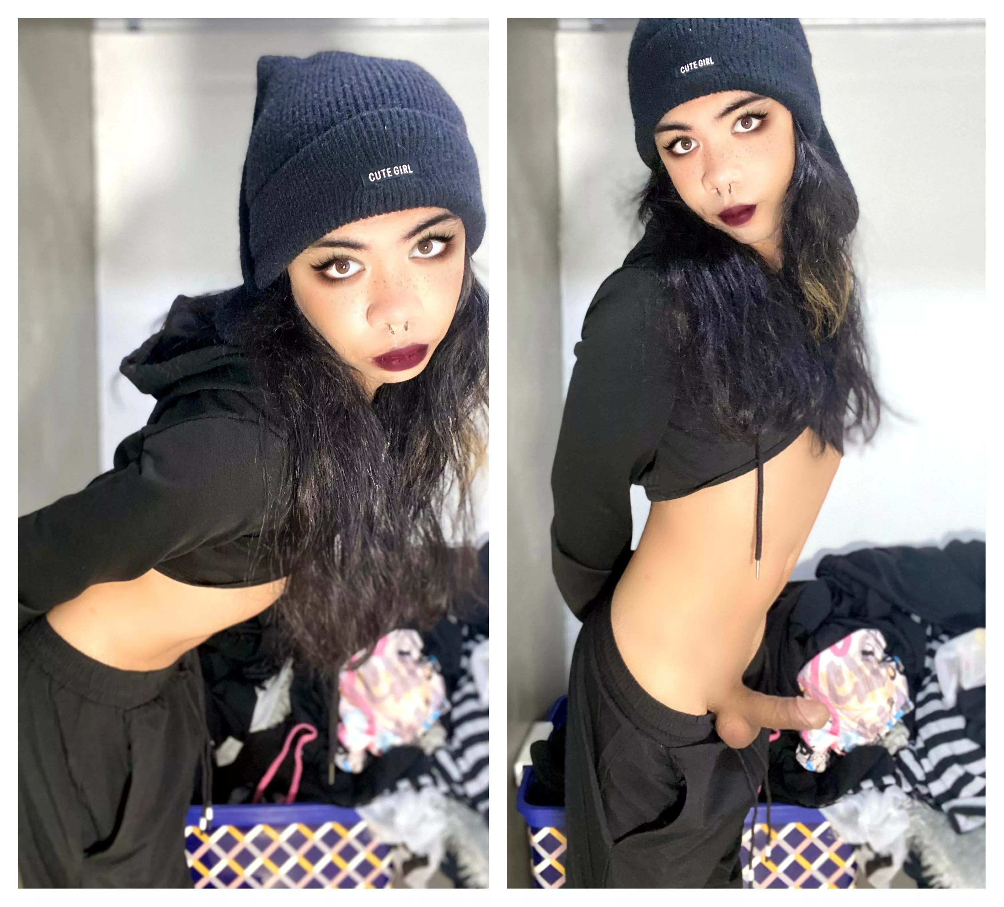 You have a date with a girl and she suddenly gets a boner