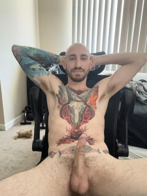 Are you kneeling in front of me or sitting on it?