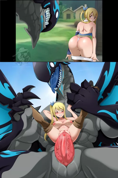 Heart to the Black Dragon (Lady-Fantasma) [Fairy Tail]