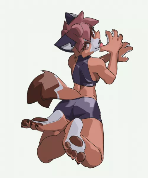 Hey! just relaxing. (Art by me)